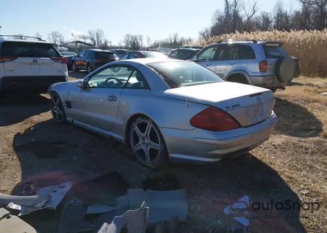 2003 Mercedes-Benz Sl 500 z USA, uszkodzony, nr VIN WDBSK75FX3F026632